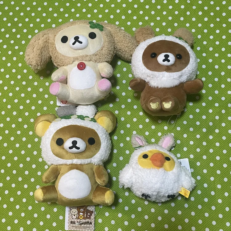 【直拍秒发】正品轻松熊四叶草坐姿玩偶
