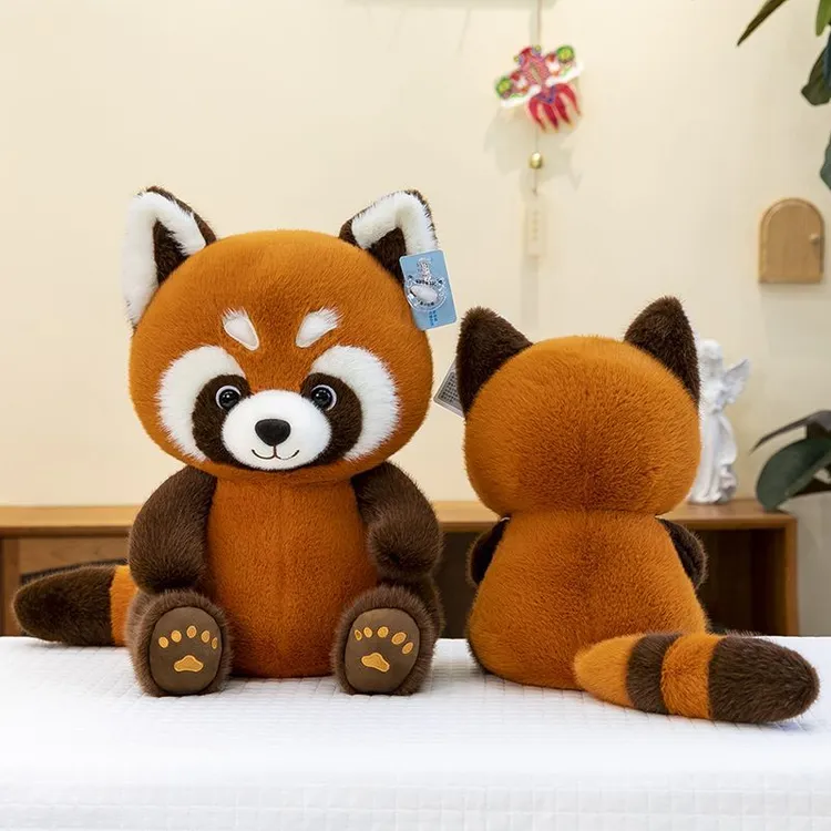可爱小熊猫浣熊公仔毛绒玩具玩偶生日礼物
