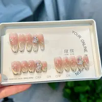 宁秀秀- painted clear bow 纯手工穿戴甲 10片装