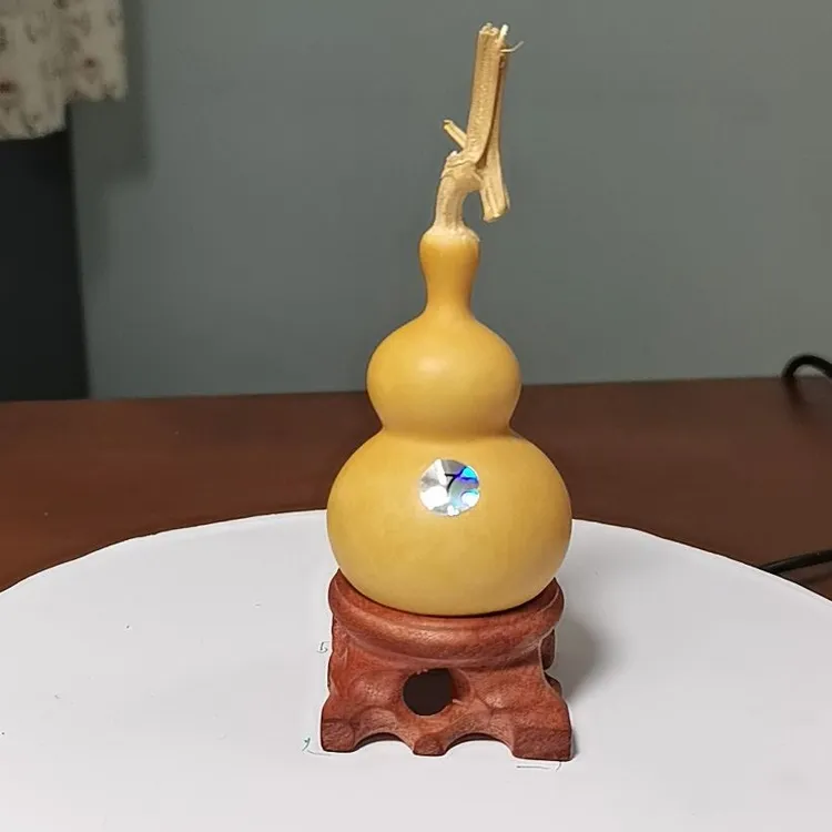 【编号7 一物一图 精选好货】八宝小葫芦手把件文玩可盘玩带龙头