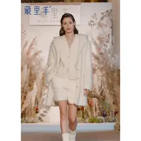 藏里羊【北美小动物毛毛】“初雪”镇店王炸松弛感贝贝白外套M1255