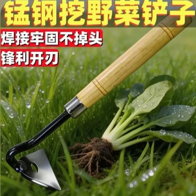 小锄头刮树皮树皮腐烂刮刀锋钢加厚除草种菜户外园艺农用商品图