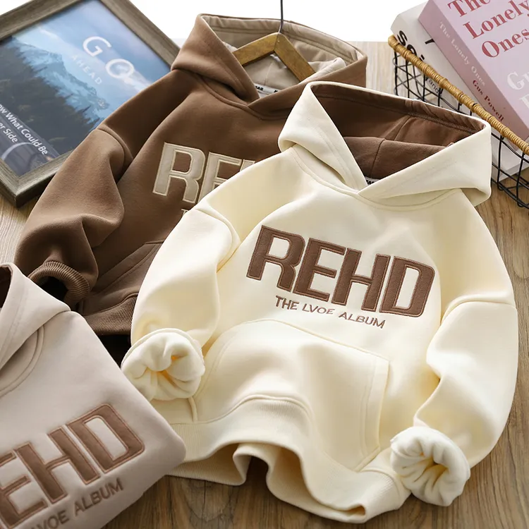 男童加绒卫衣秋冬装2025冬季新款儿童保暖上衣连帽男孩打底衫洋气