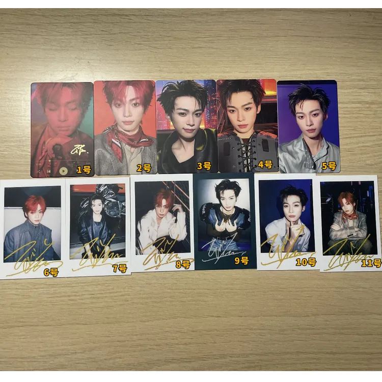 【官方正版】 梓渝金九杂志小卡拍立得 有声音卡 梓渝红发拍立得，