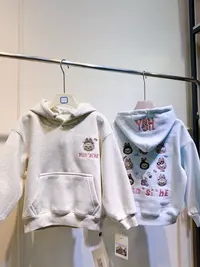 35052。QJ款儿童加绒帽衫