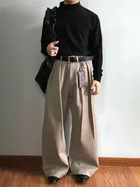 来自AN的品质无需多说！质感舒适！德绒高领长袖男女