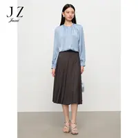 【小余专属】JZ玖姿JWFC20103商场同款学院风格雷系压褶半身裙女春