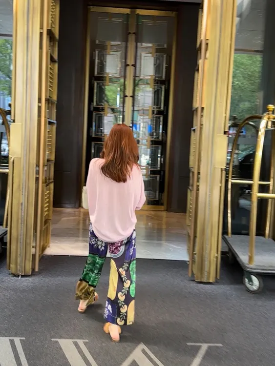 【BORAKOO】莨纱花萝~直筒阔腿凉凉裤