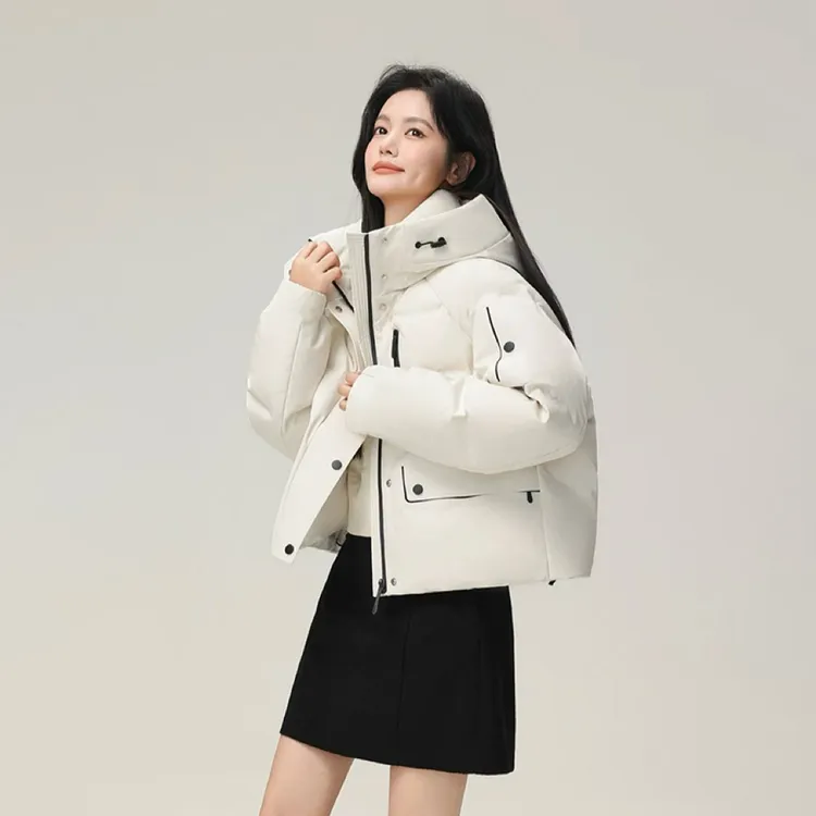 803新款今年流行爆款加厚保暖外套女冬季短款