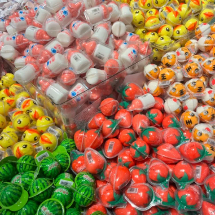 小鹿达达西瓜地球软糖眼球糖爆浆眼珠子网红水果夹心糖