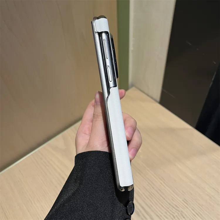 适用华为MateX5折叠屏手机壳x6典藏版素皮双中轴铰链保护套