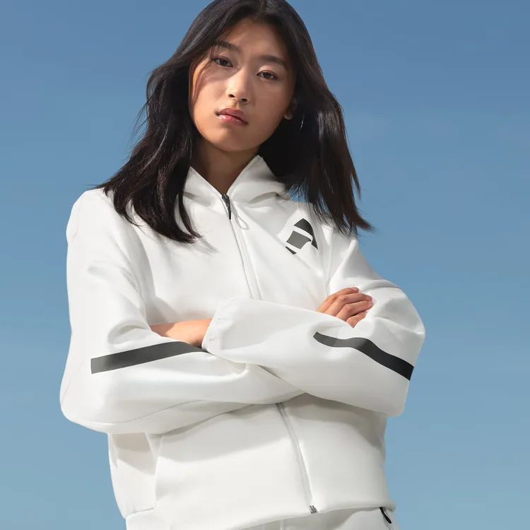 【商城】流光风Adidas阿迪达斯女子Z.N.E运动连帽夹克外套JE7849
