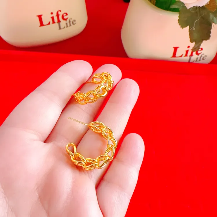 合金耳饰 MG时尚圈圈耳环0.10g 