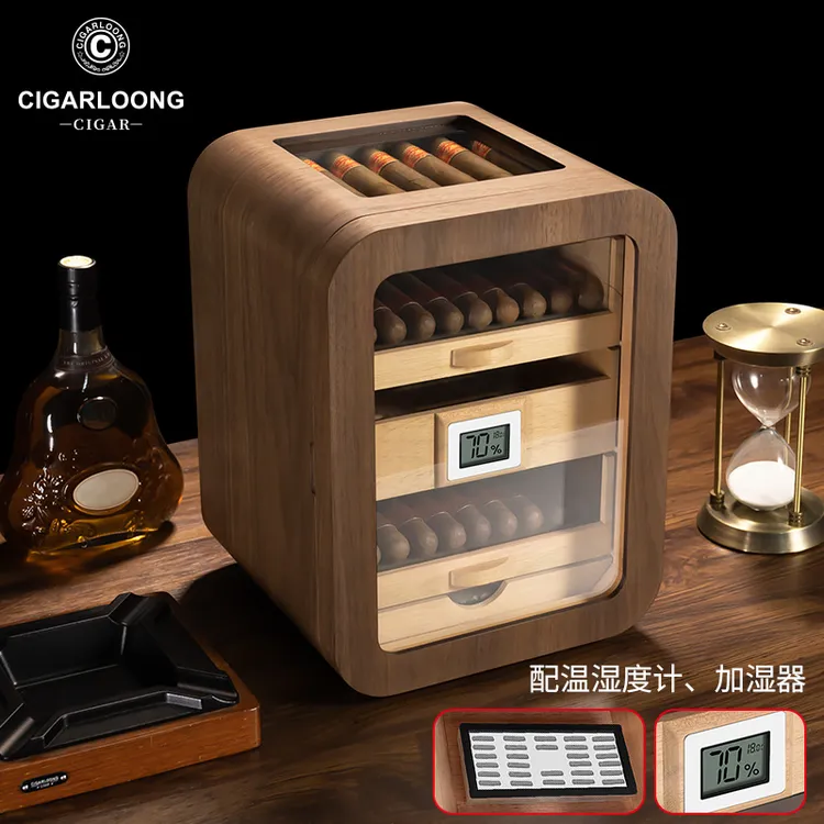 茄龙雪茄盒雪茄柜西班牙雪松木醒茄盒雪茄保湿盒时尚烟盒CH-24DI1