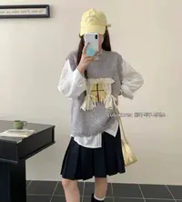 （沐浴暖阳）正版羊毛！针织马甲背心女2025秋冬新款百搭坎肩2039