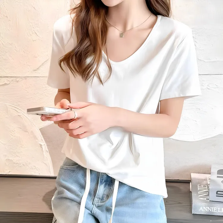 纯棉短袖t恤女宽松夏季爆款微胖mm大码女装短袖女款爆款2025新款