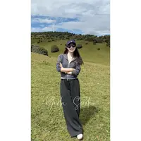 YIDA【格雷系】桑蚕丝羊毛开衫+吊带套装