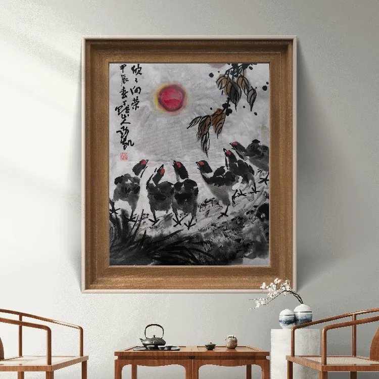 《欣欣向荣》手绘作品