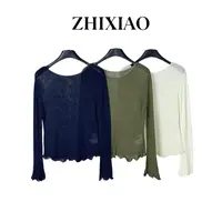 【ZHIXIAO】秋冬新款：针织长袖上衣105-1
