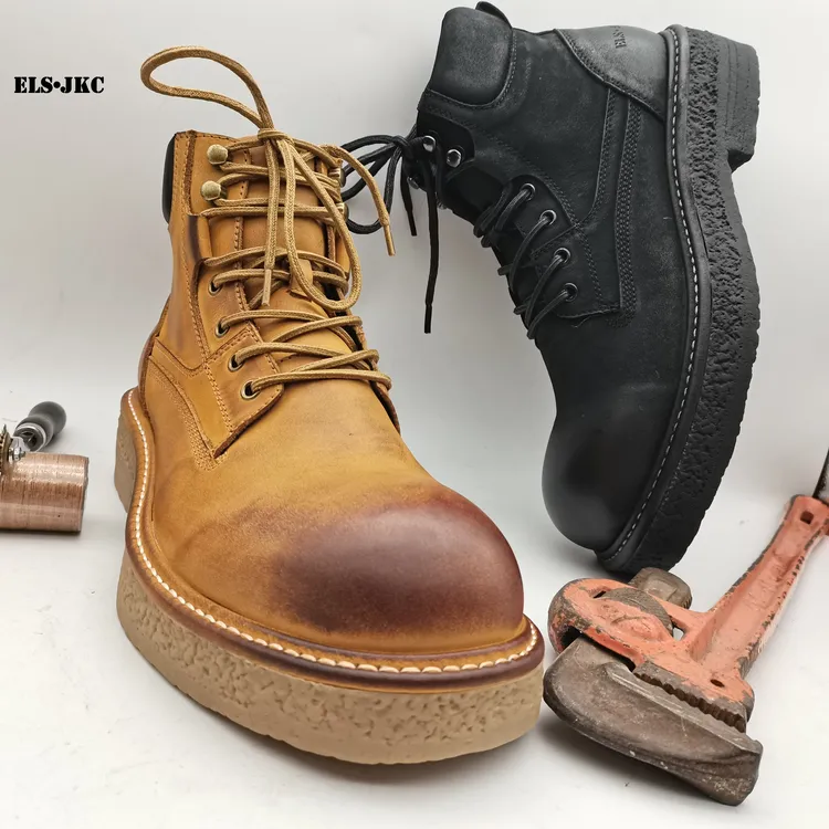 ELS•JKC品牌，俄罗斯设计师设计俄款马臀皮商务马丁男款