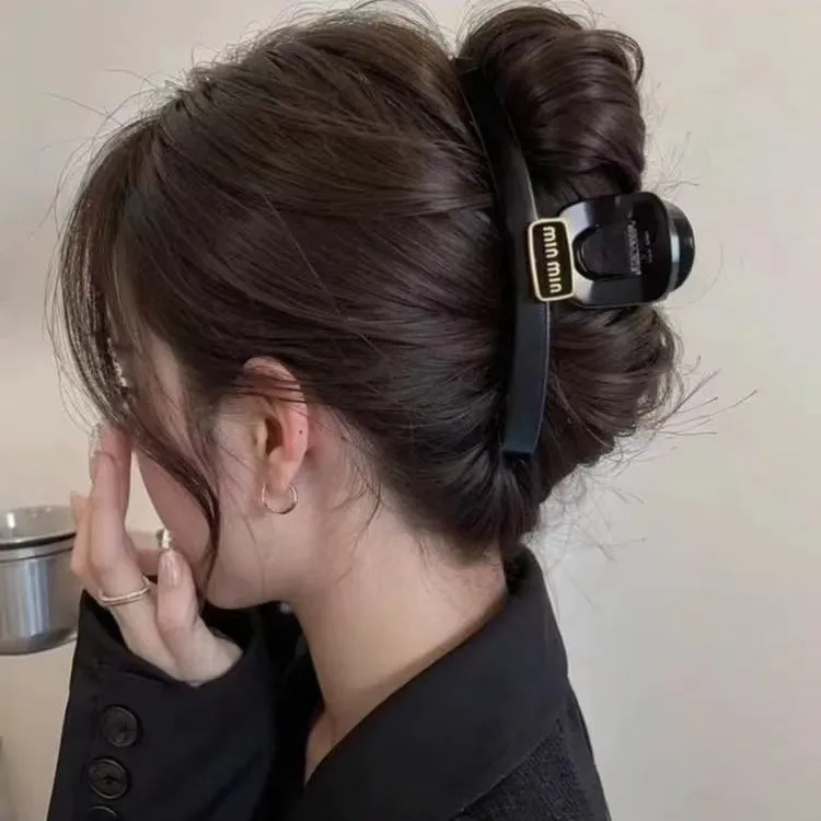 美到心巴上~新款春夏抓夹大号鲨鱼夹高级感后脑勺发抓夹子发饰女