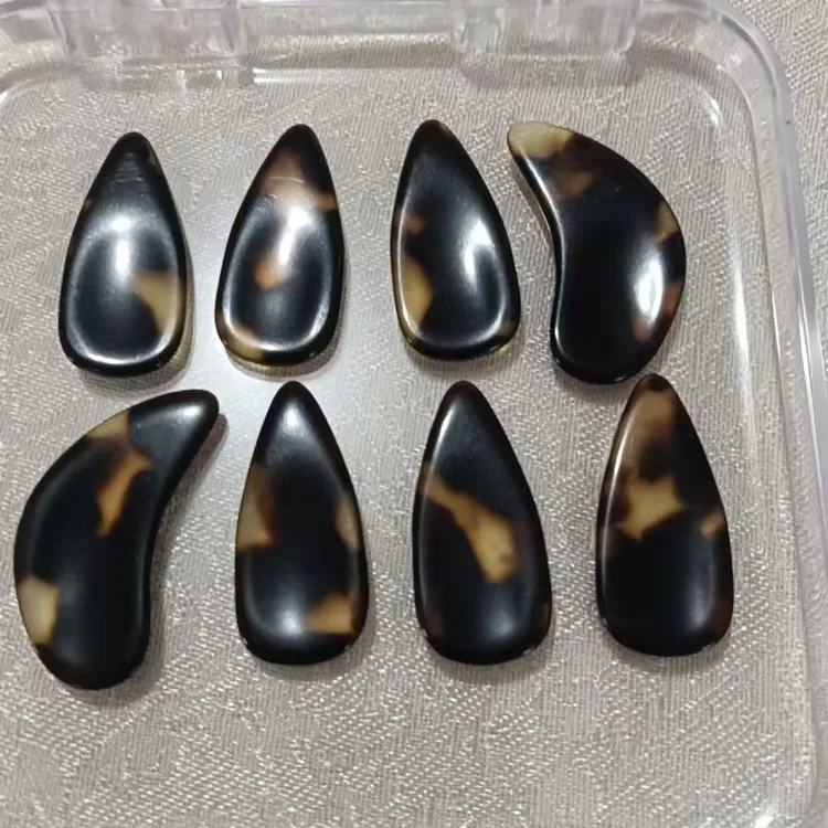 醋酸古筝指甲遥指凹槽古筝甲片单凹槽纯手工成人儿童大中小号包邮