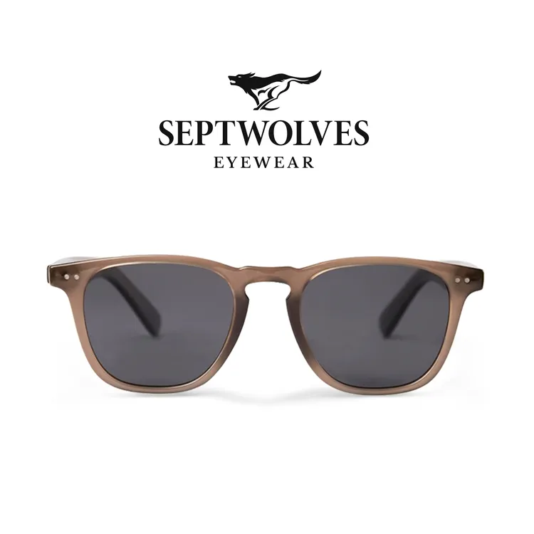 七匹狼【COLORPOP】复古时尚小方框偏光高清墨镜修颜太阳镜防紫外线