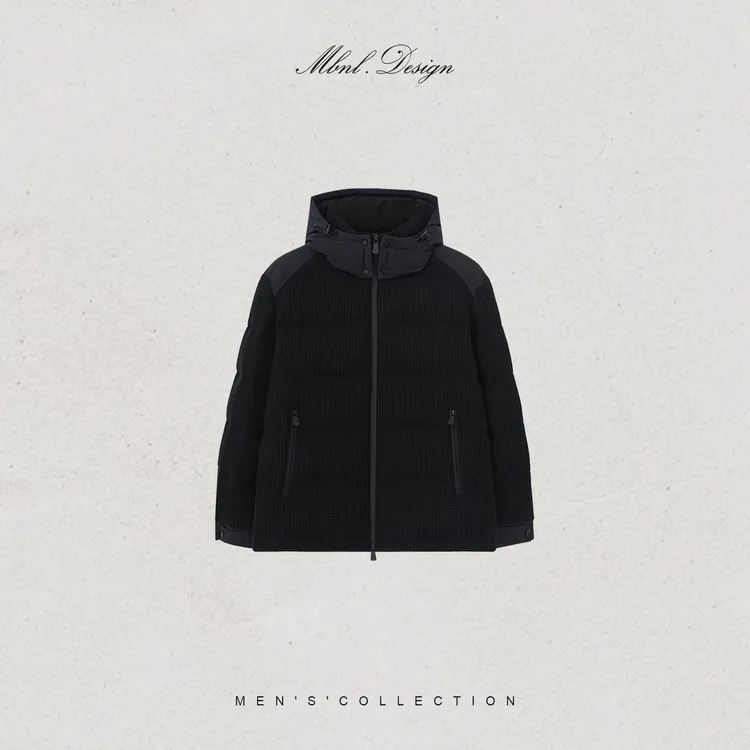 MBNL-F「Black Knight」秦磊男装90白鹅绒针织羽绒服LL-WYR7062