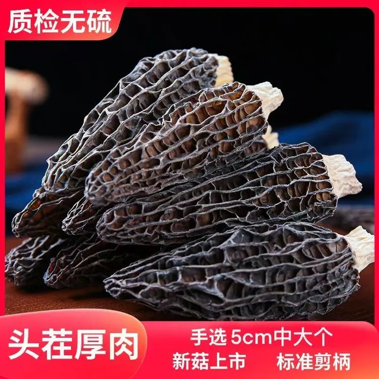 云南羊肚菌干货干度足香味足煲汤鲜美滋补菌菇