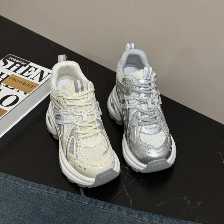 13厘米隐形内增高端老爹鞋春夏季新款经典运动休闲时尚小个子女鞋