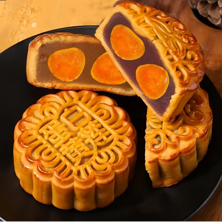 广式莲蓉蛋黄味月饼12个送礼佳品XX