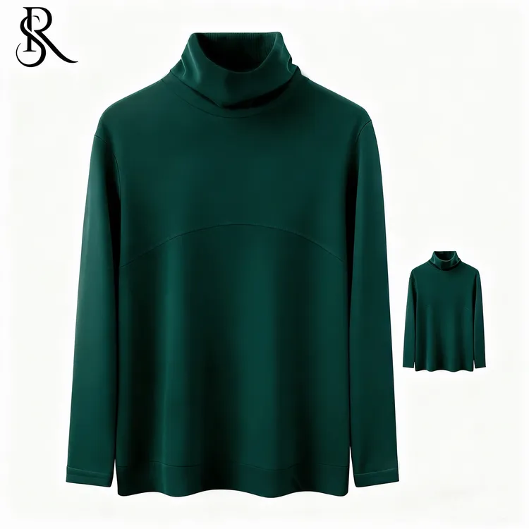 润铯之美双面澳绒高领打底衫过冬精品保暖舒适内搭品质大码女装