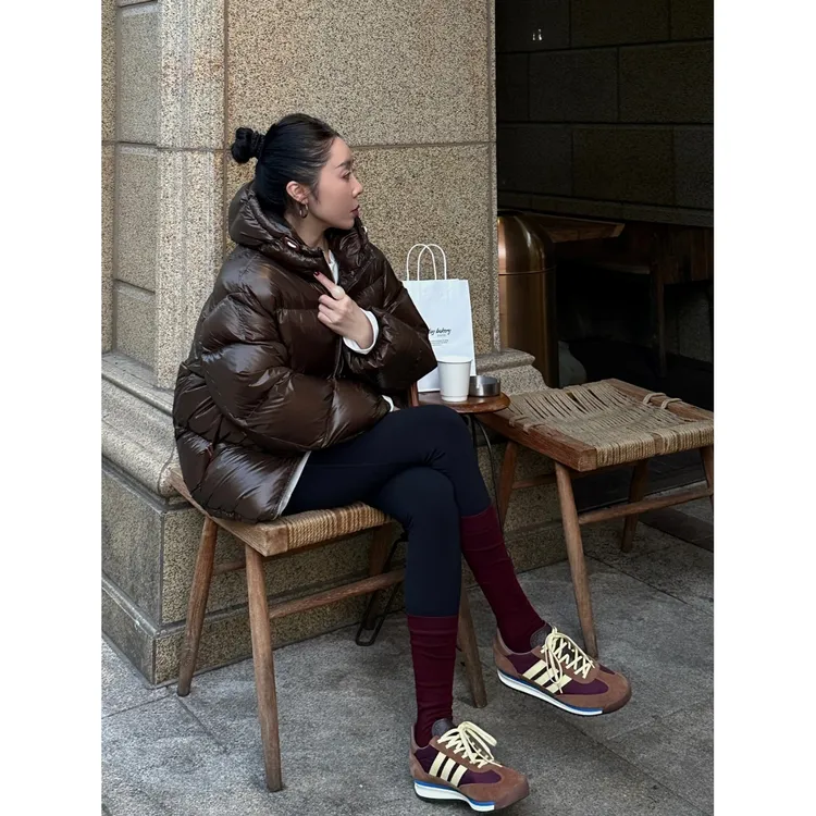 Action Studios【暗夜】大大推荐冬季白鸭绒连帽保暖羽绒服WW079