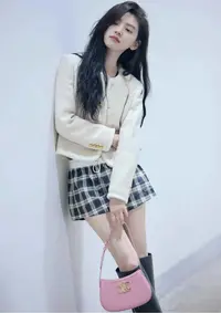 99新 Celine/思琳 娜娜专属 38码 抽绳格纹短裤
