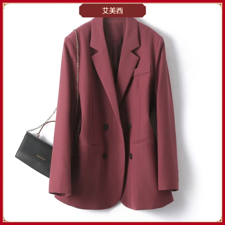 III2024大码女装春季新款韩版休闲时尚百搭气质女士小西装西服III