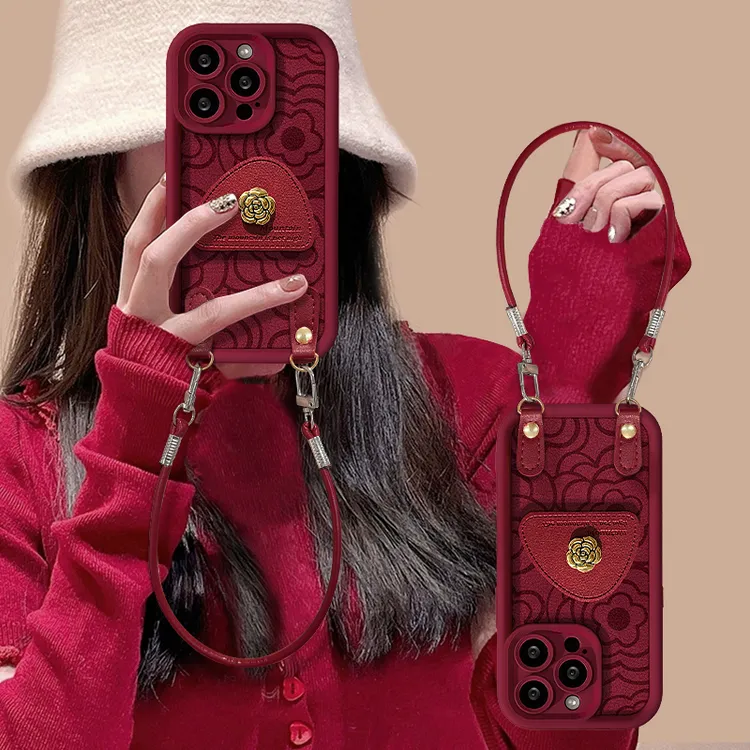 线条花适用于oppo/vivo/华为/小米/苹果天眼皮纹防摔手机壳