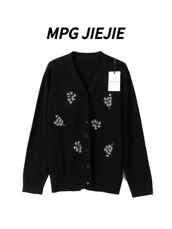 MPG JIEJIE【晚香玉】25早秋小花设计开衫