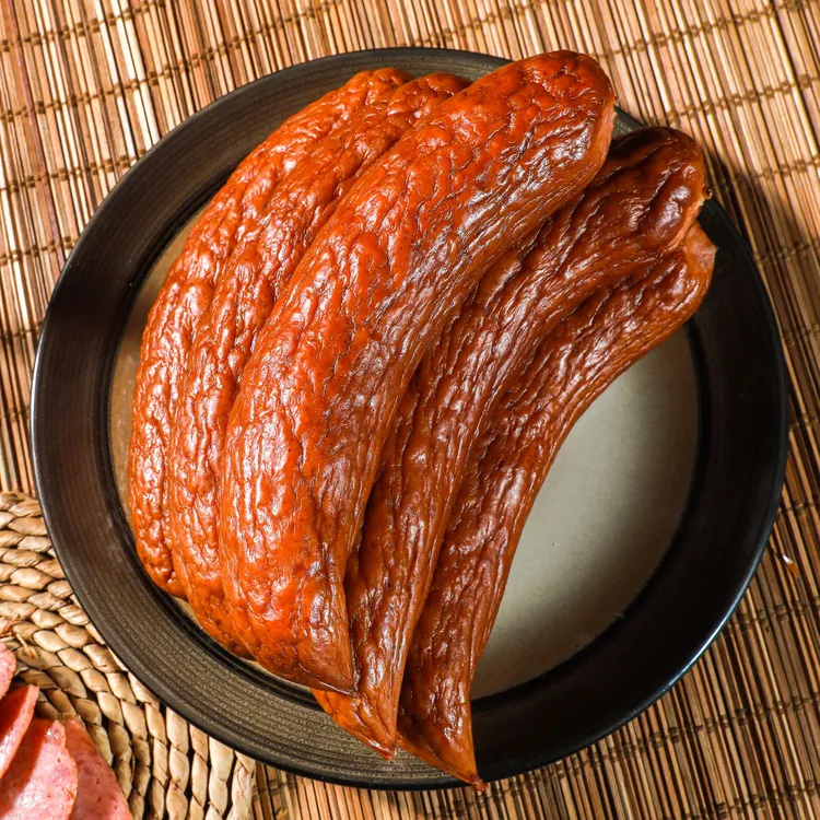 正宗哈尔滨红肠东北特产龙江美食礼物果木熏烤开袋即食香肠