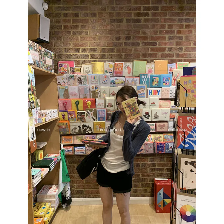 THREE GOOOD/三吉温柔惬意 坑条毛织木耳边毛须小开衫Y725Z12476