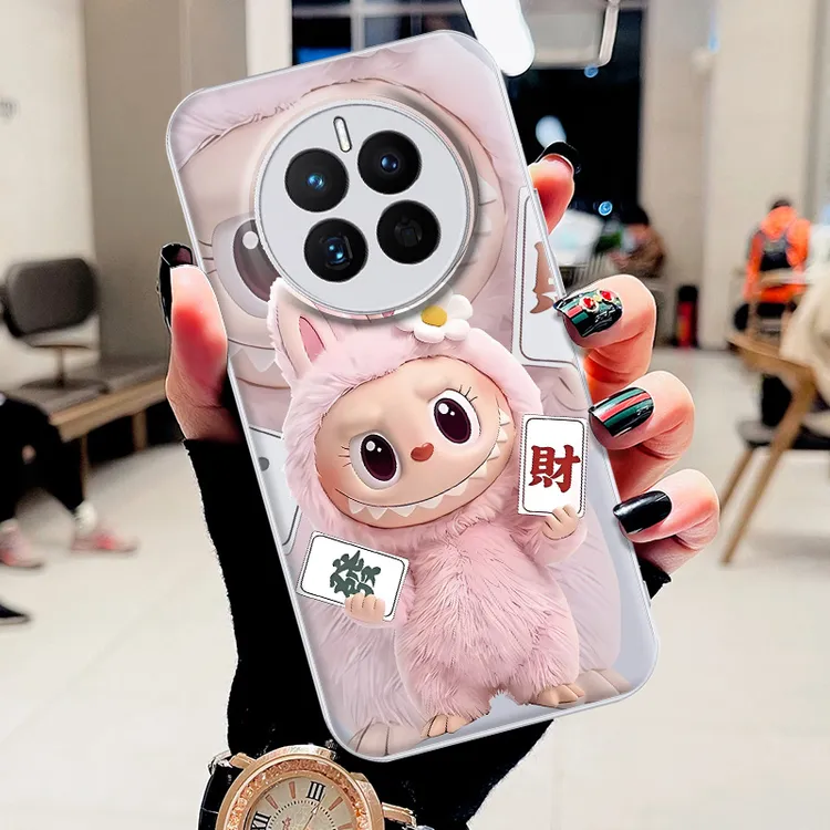 适用华为mate50水凝壳mate50pro手机壳高颜值LBB时尚网红新款防摔