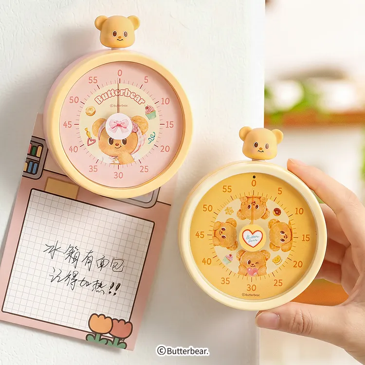【摩登主妇&黄油小熊】磁吸计时器厨房专用学生自律提醒器定时器