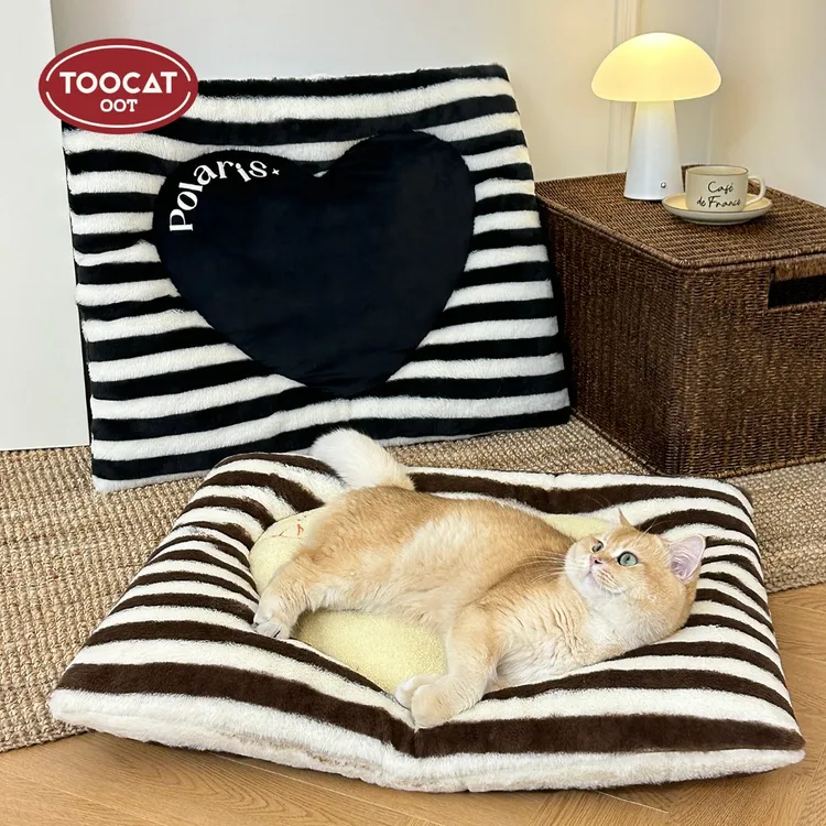 【达人专属】TOOCATOOT爱心宠物睡垫秋冬猫垫狗垫坐垫ins风宠物窝猫窝狗窝