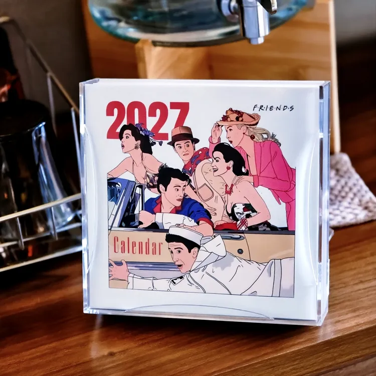 Friends老友记2027年英文日历粉丝节日新年礼物