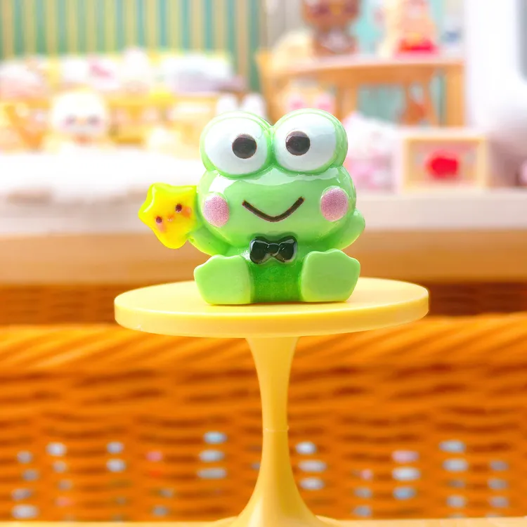 【三三创意-大眼蛙款】定制款卡通环保树脂立体DIY配件