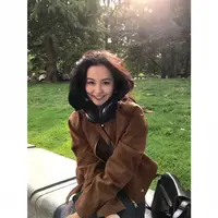 棕色麂皮绒外套女短款2025年秋季宽松休闲复古小个子机车夹克上衣