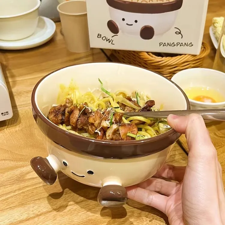 2025新款可爱陶瓷泡面碗学生宿舍大容量面碗个人专用高颜值碗餐具