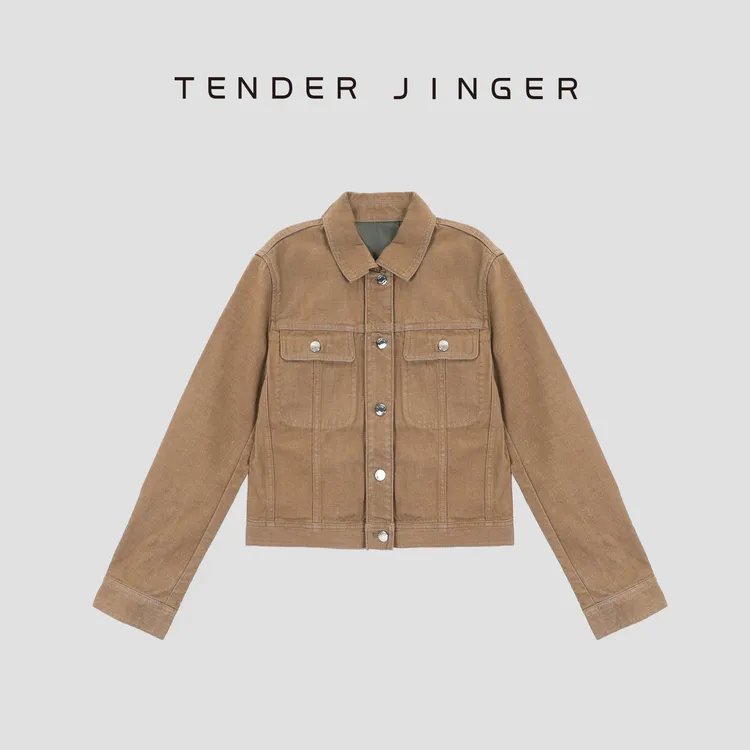Tender Jinger【活动】美式水洗牛仔外套T53FCC30408