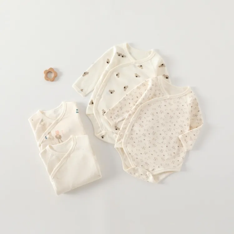 （拍2件送方巾）四季款婴儿衣服纯棉新生儿包屁衣A类无骨三角哈衣