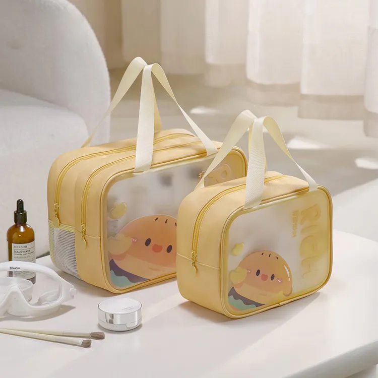 干湿分离洗漱包便携式防水化妆包女出差旅行大容量洗澡游泳收纳包