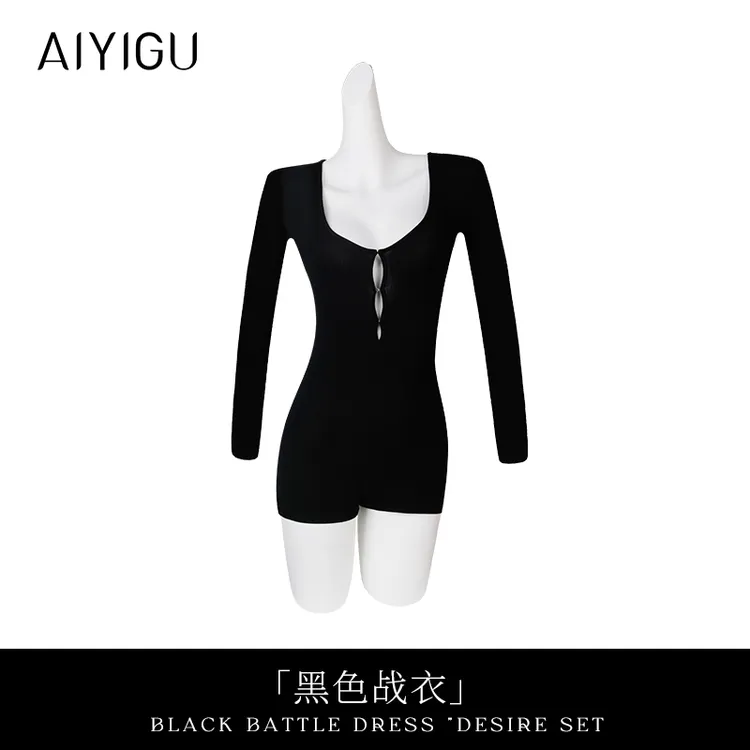 针织瑜伽裤睡衣女款爆款2025新款睡衣睡裙隐形拉链款可户外